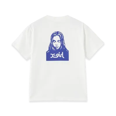 X-Girl Women's Face S/S Tee "White"