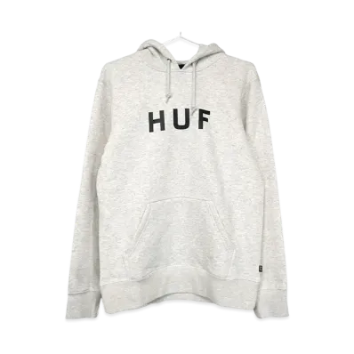 HUF Essentials OG Logo Pullover Hoodie "Athletic Heather"