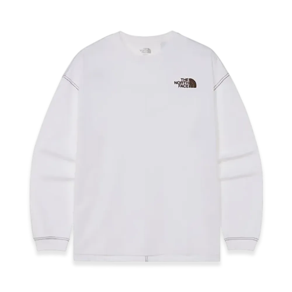 The North Face Essential L/S R/Tee "White"
