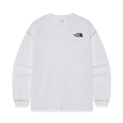 The North Face Essential L/S R/Tee "White"