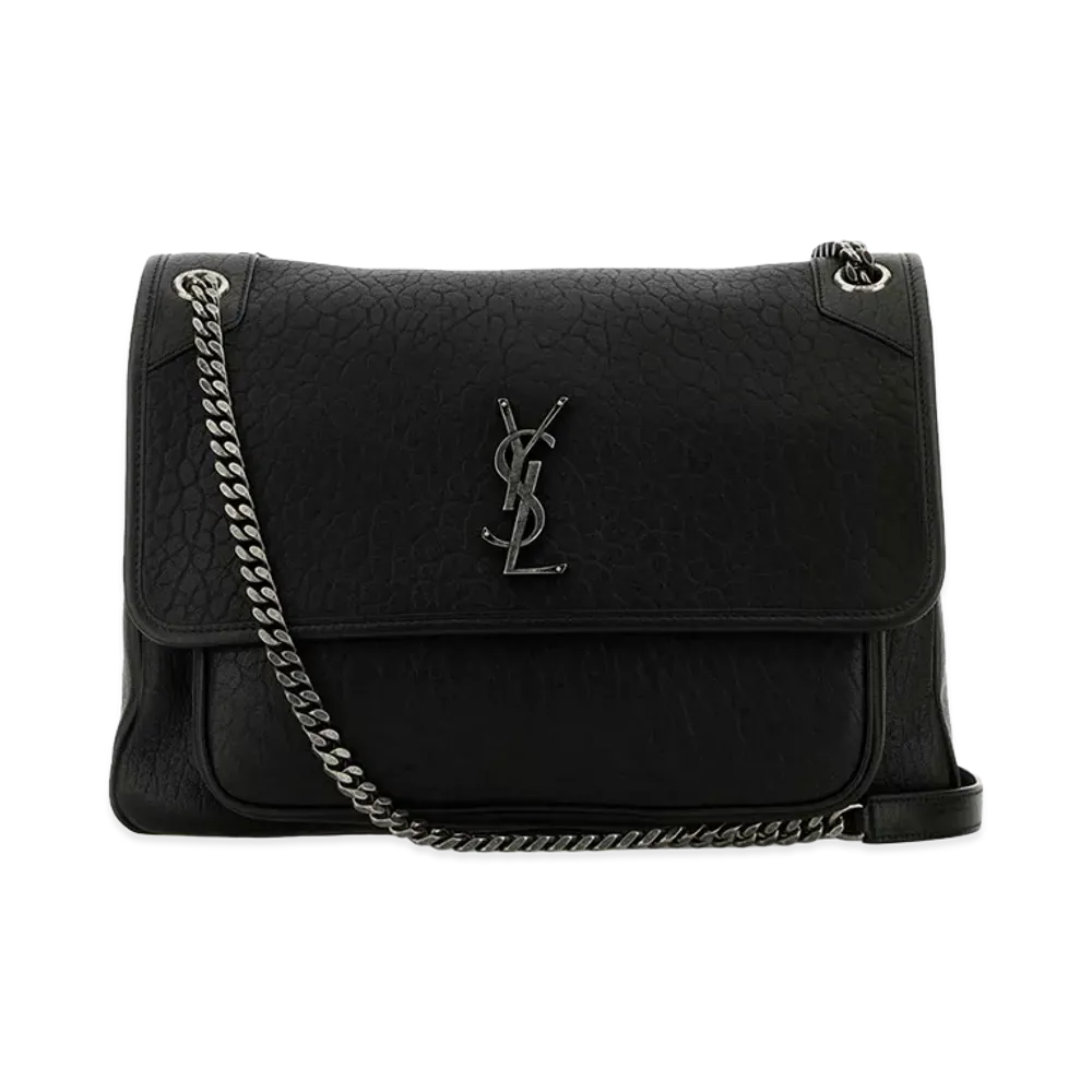 Saint Laurent Women's Leather Large Niki Bag "Black"