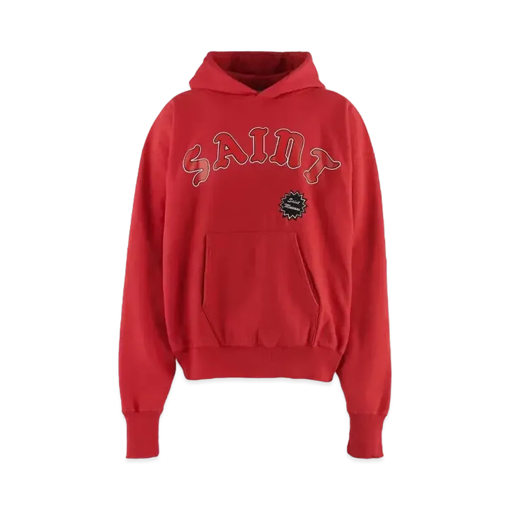 SAINT Mxxxxxx 24SS Arch Saint Hoodie "Red"