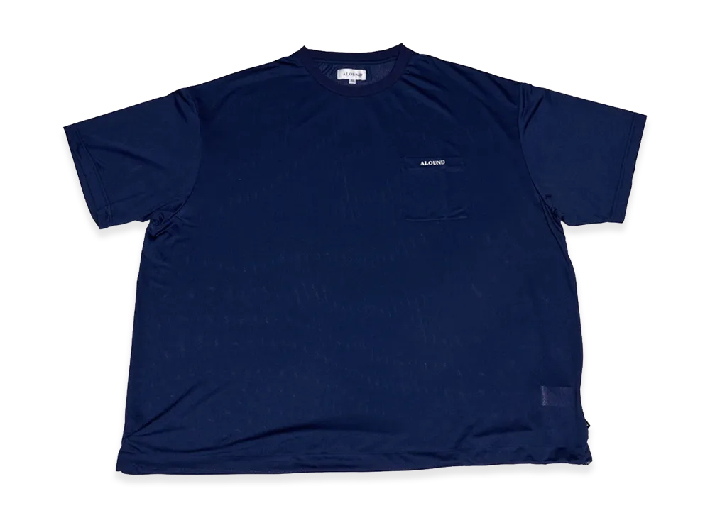 ALOUND Wide Mesh Pocket Shirts "Navy"