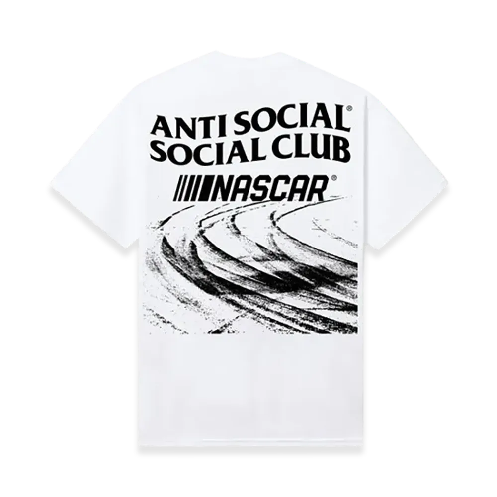 ANTI SOCIAL SOCIAL CLUB x NASCAR Too Tough To Tame Tee "White"