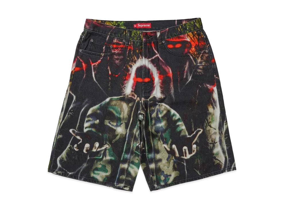 Supreme Shadows Baggy Denim Short "Multicolor"