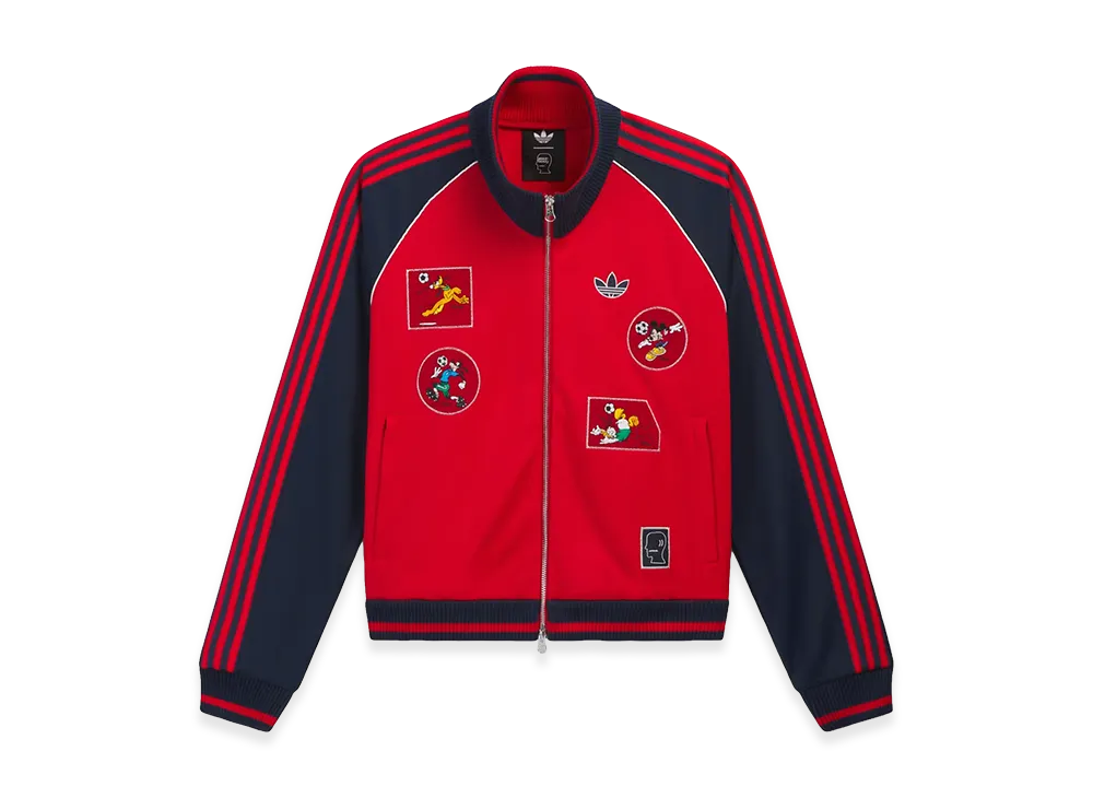 adidas x Brain Dead x Disney Track Top "Better Scarlet"