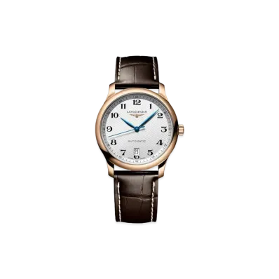 Longines Master Collection 38.50mm "Silver Barleycorn/Pink Gold/Brown" L2.628.8.78.3