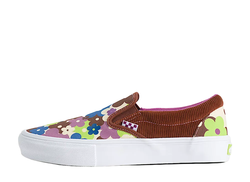 Vans Skate Slip-On "Burgundy Red/White"