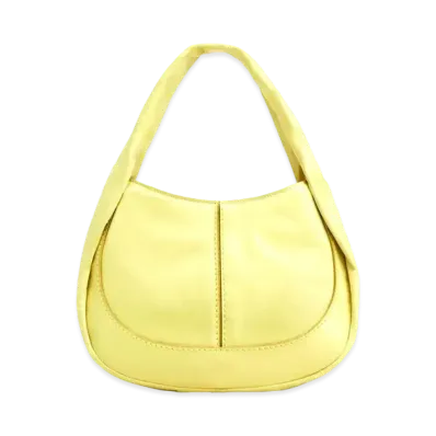TOD'S Shirt Hobo Bag Small "Yellow"