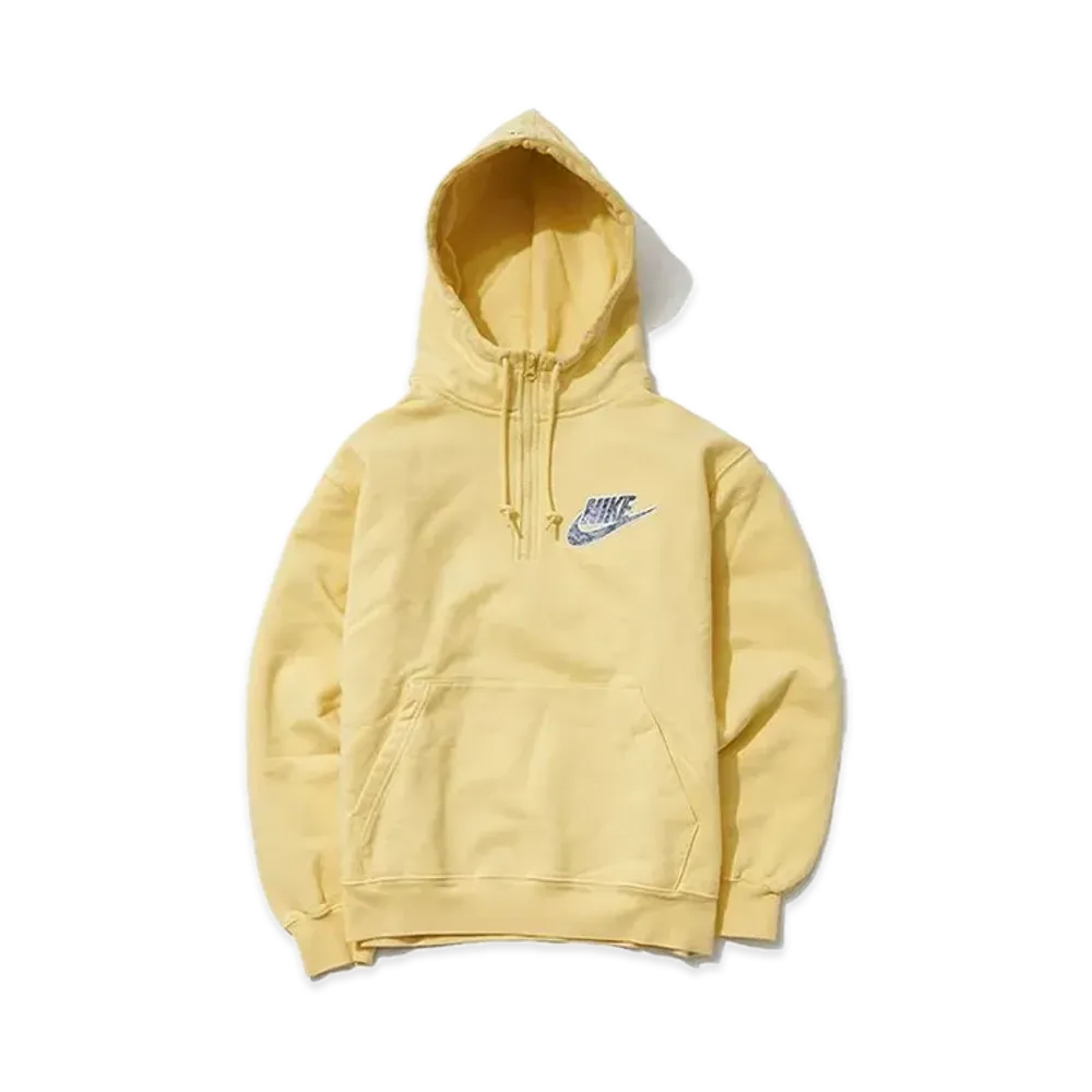 Supreme x Nike Half Zip Hooded Sweatshirt "Yellow"