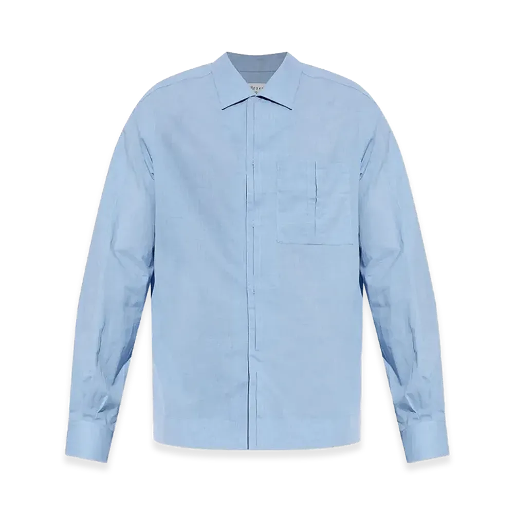 Maison Margiela Long Sleeved Pocket Shirt "Blue"