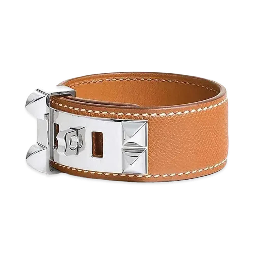 Hermes Collier de Chien 24 Bracelet "Gold/Palladium"