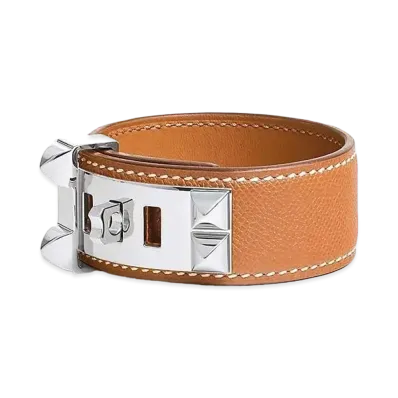 Hermes Collier de Chien 24 Bracelet "Gold/Palladium"