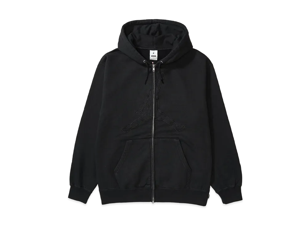 Supreme x Jordan Hooded Sweatshirt "Black"