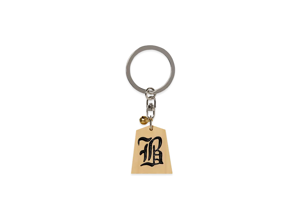 BlackEyePatch Shogi Pawn Keychain "Silver"