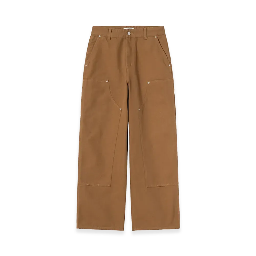 Carhartt WIP Women's June Double Knee Pant "WIP H Brown/Rinsed"