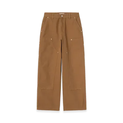 Carhartt WIP Women's June Double Knee Pant "WIP H Brown/Rinsed"