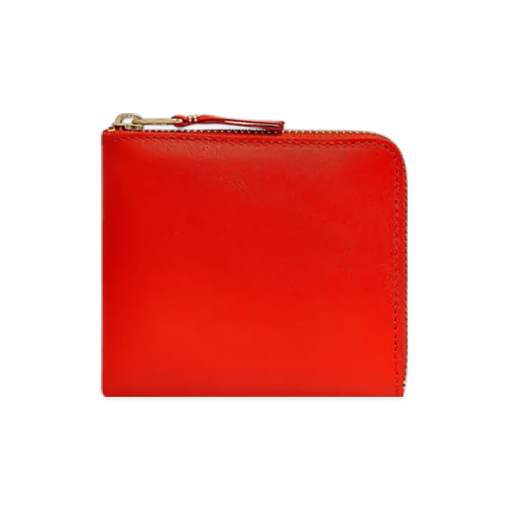 COMME des GARCONS Wallet Colored Leather "Orange"