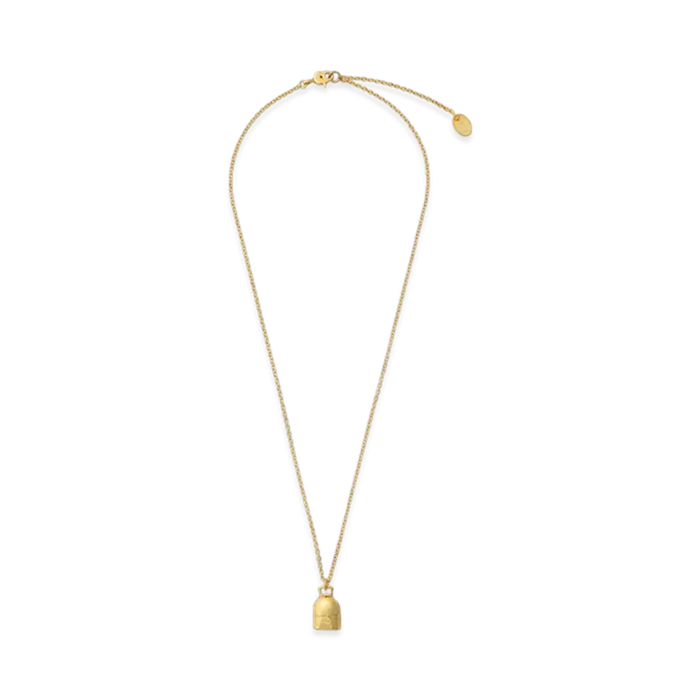 HYKE x END CUSTOM JEWELLERS Women's Good Luck Bell Necklace "Gold"