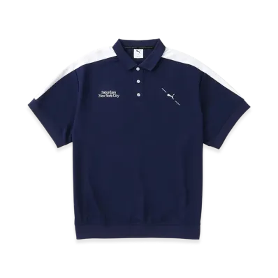 Saturdays NYC x PUMA Knit Polo "Navy"