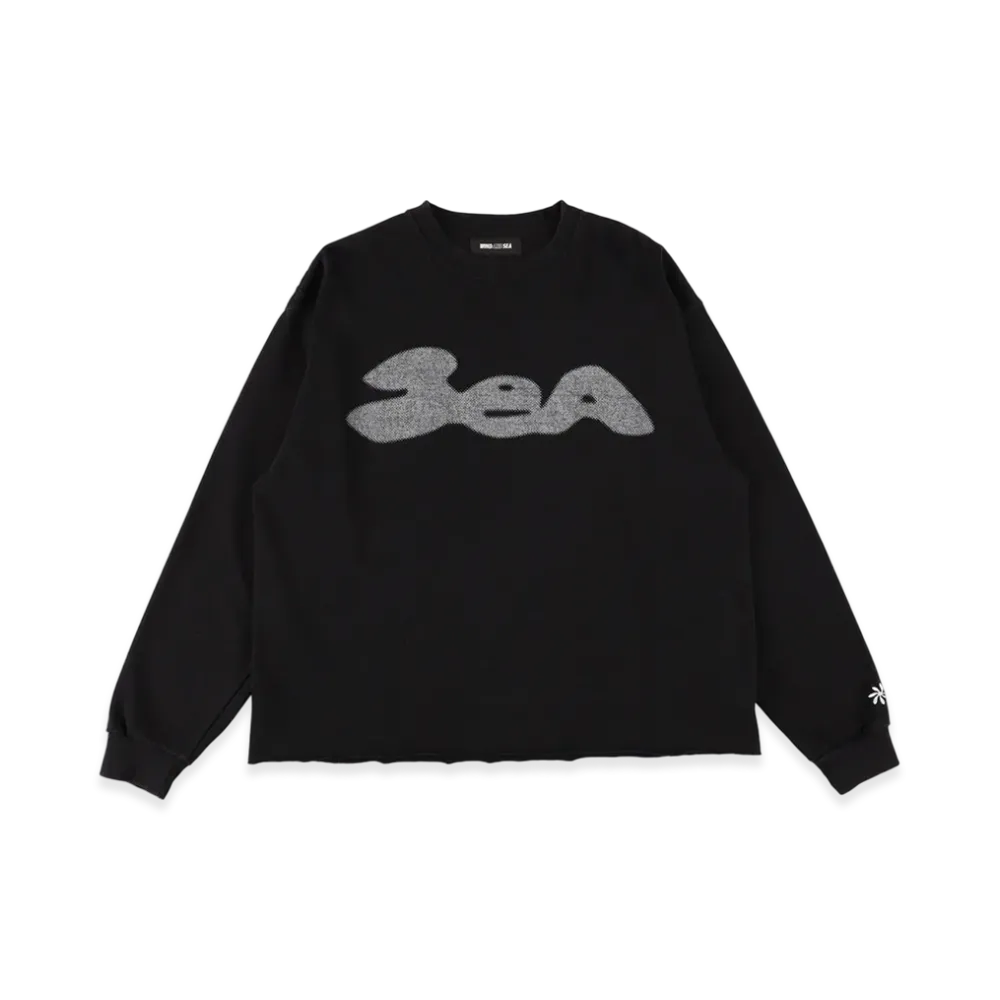 WIND AND SEA Heptagon Logo L/S Tee "Black"