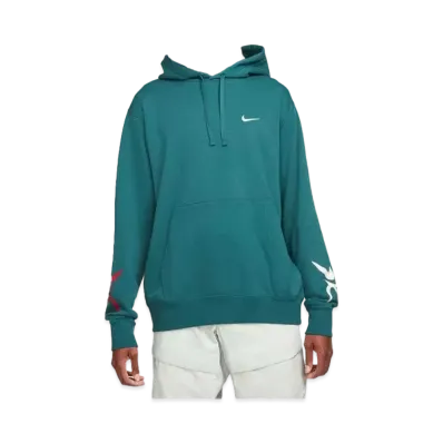 Nike Sportswear WrenchTerry Pullover Hoodie "Dark Teal Green"