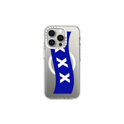 GOD SELECTION XXX x fragment design x CASETiFY Box Logo Blue Case "Clear"