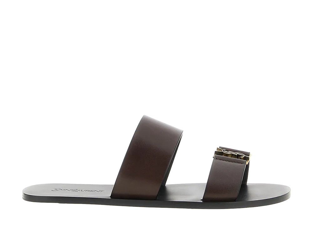 Saint Laurent Babylone Sandals "Brown"