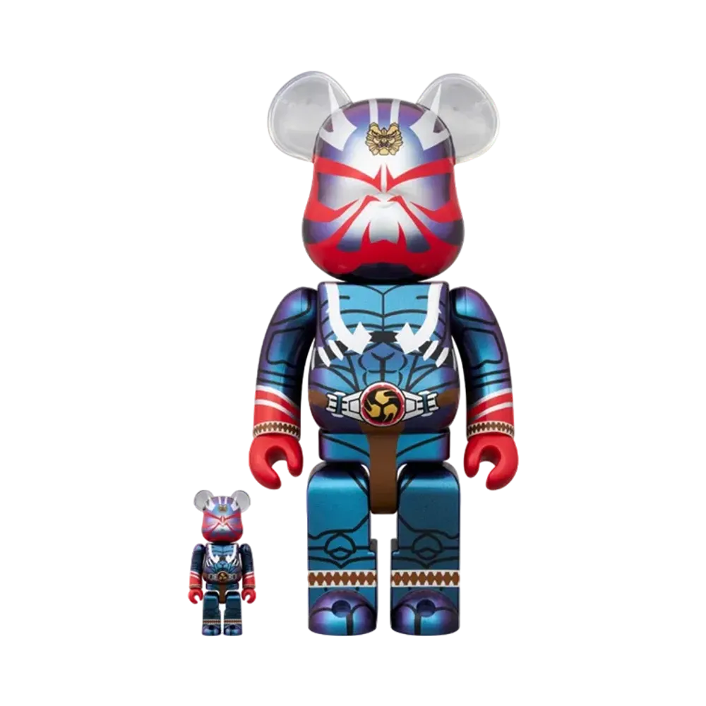 MEDICOM TOY "BEARBRICK" -Kamen Rider Hibiki- Kamen Rider Hibiki 100% & 400%