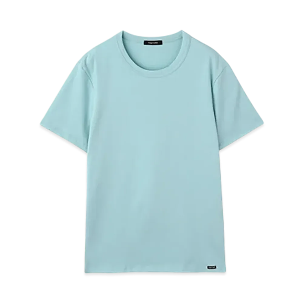 TOM FORD Crewneck Tee "Celeste"