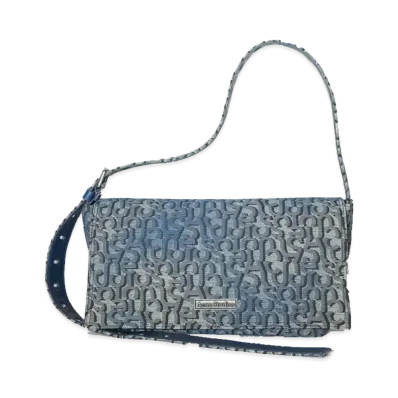 Acne Studios Monogram Shoulder Bag "Denim Blue"