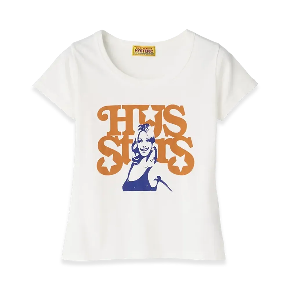 HYSTERIC GLAMOUR Hys Stars Chibi T-Shirt "White"