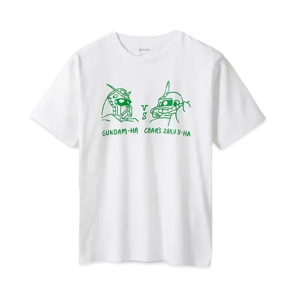 graniph x STRICT-G/Mobile Suit Gundam Gundam Hassha Assembled Zaku T-Shirt "White"