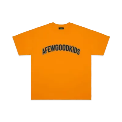 A FEW GOOD KIDS Semicircle Logo Tee "Orange"
