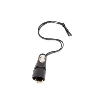 LOEWE x Spirited Away Kaonashi Ring Charm In Classic Calfskin and Brass "Black"