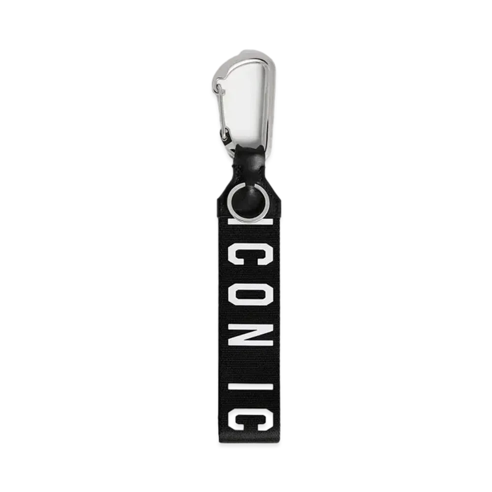 Dsquared2 Be Icon Key Ring #2 "Black/White"