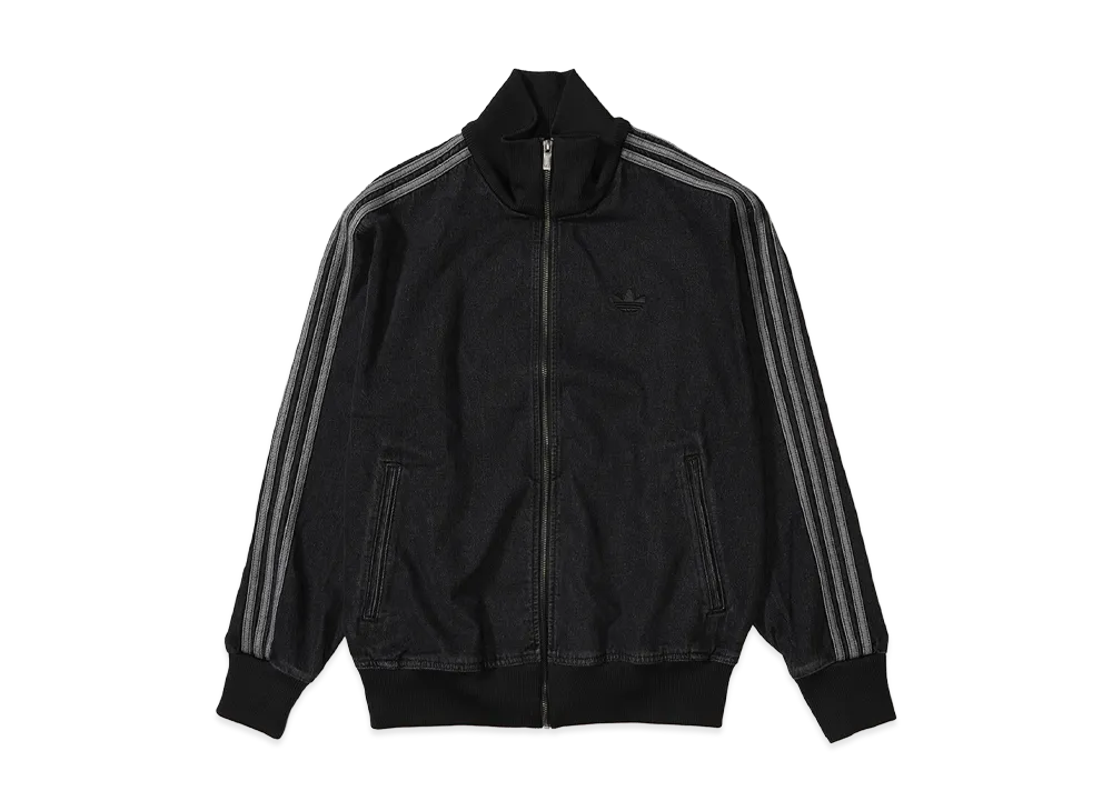 adidas Adicolor Denim Firebird Track Top "Black"