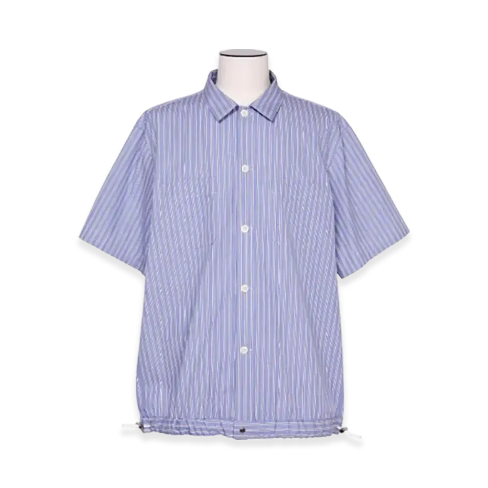 sacai Cotton Poplin Shirt "Light Blue Stripe"