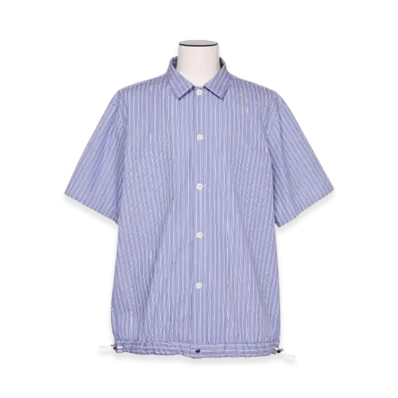 sacai Cotton Poplin Shirt "Light Blue Stripe"