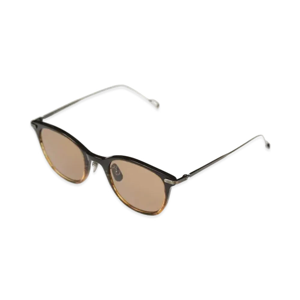 KANEKO OPTICAL x SOPHNET. Titanium Wellington Sunglasses "Brown"