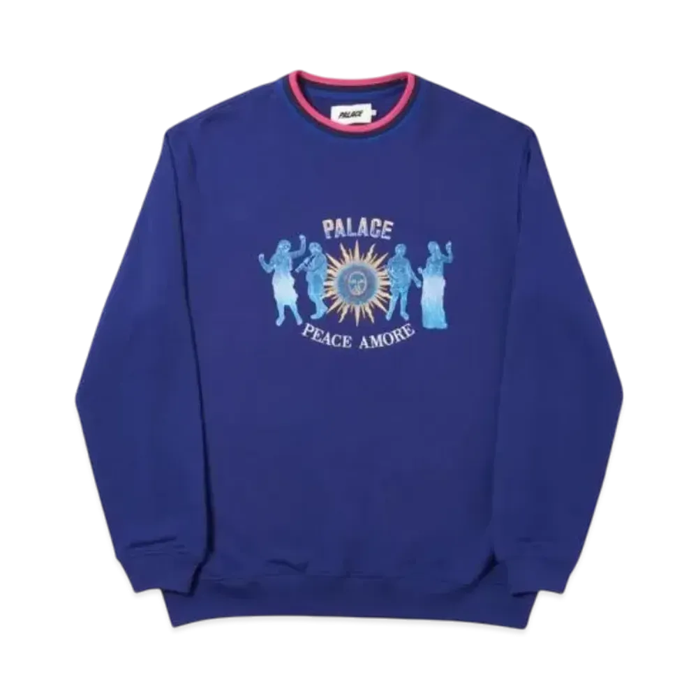 PALACE Tripper Rib Crew "Purple"