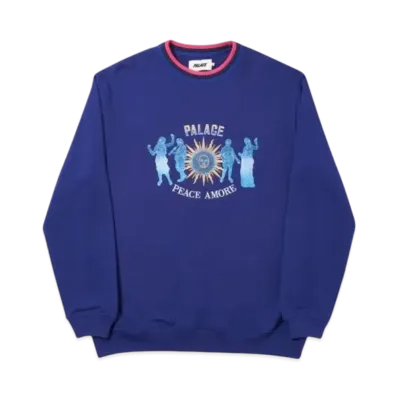 PALACE Tripper Rib Crew "Purple"