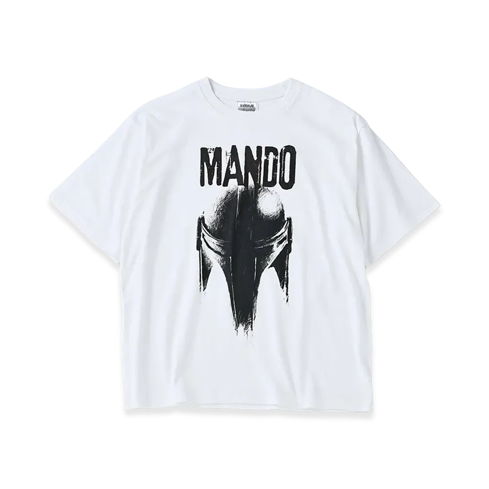 JOURNAL STANDARD x STAR WARS Mandalorian Print T-Shirt "White"