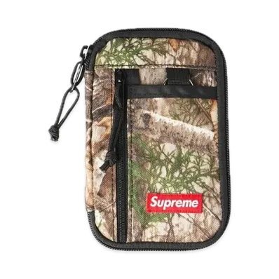 Supreme 19FW Small Zip Pouch "Real Tree Camo"
