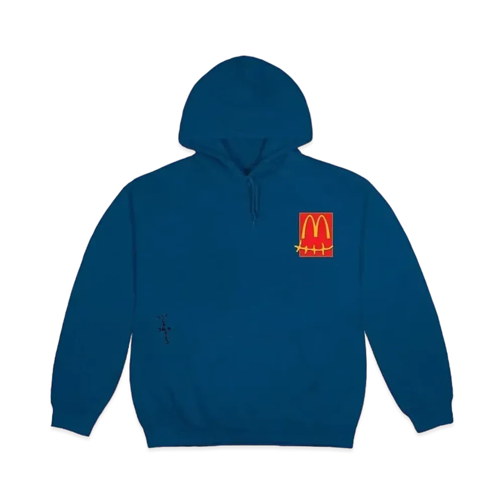 Travis Scott Cactus Jack x McDonald's Up All Night Sticker Hoodie "Navy"