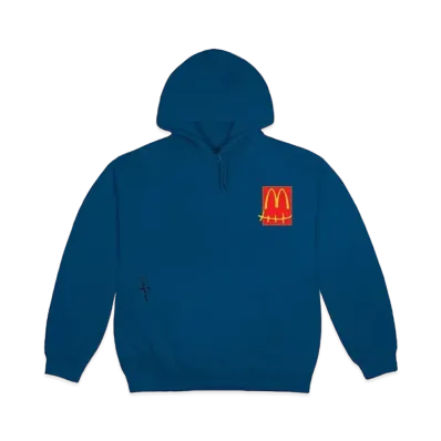 Travis Scott Cactus Jack x McDonald's Up All Night Sticker Hoodie "Navy"