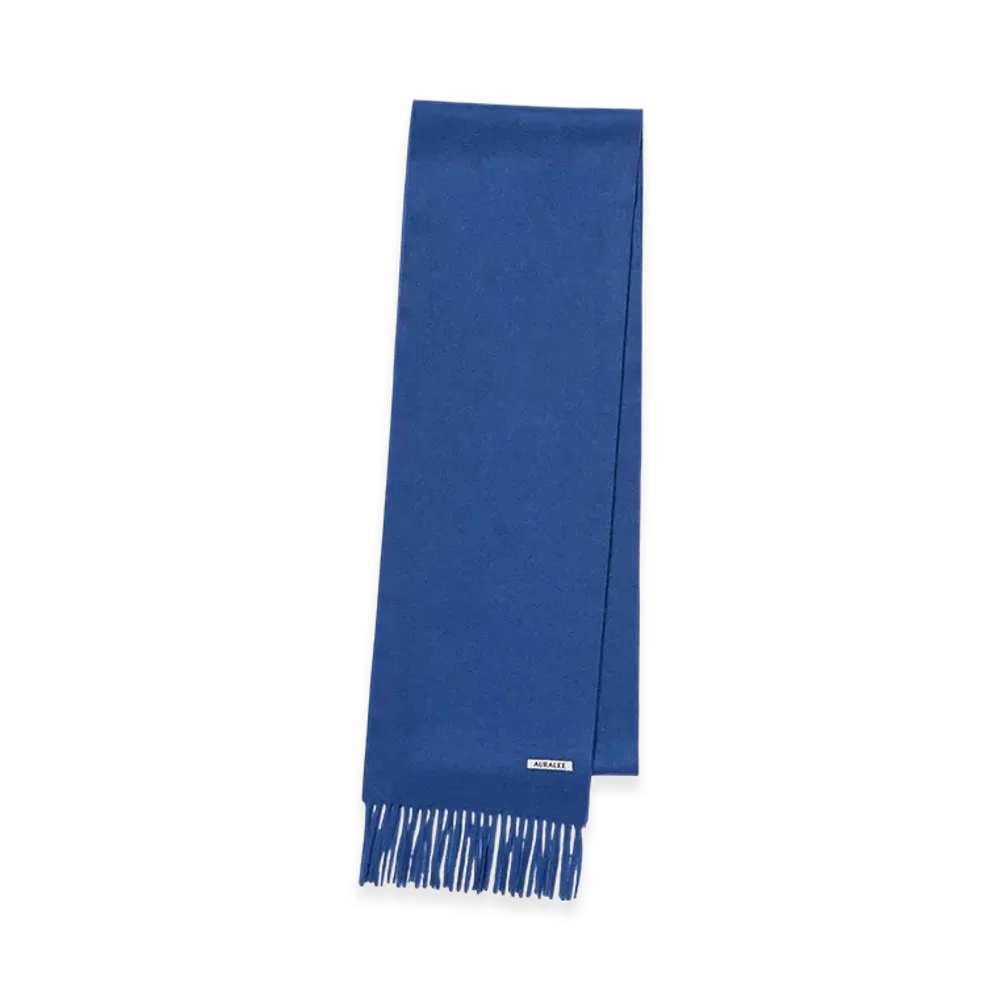 AURALEE Baby Cashmere Long Stole "Royal Blue"