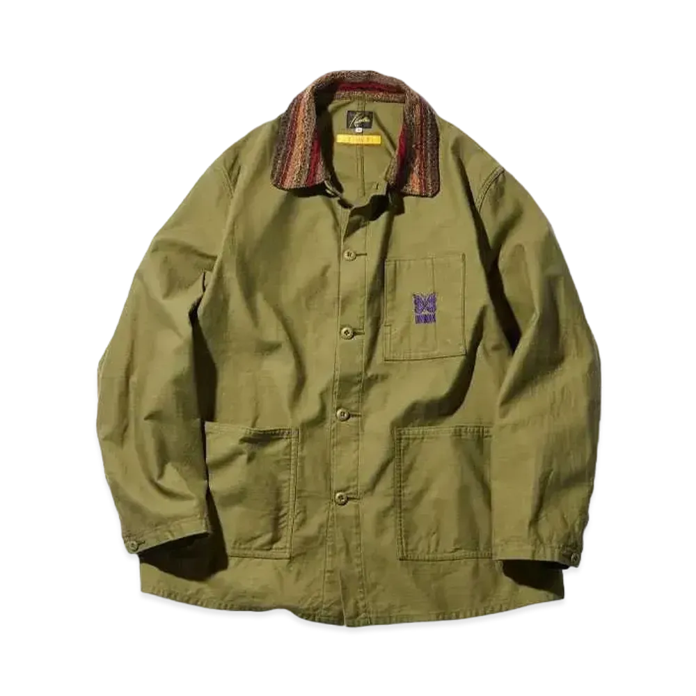 UNION x NEEDLES D.N. Coverall Jacket "Olive"