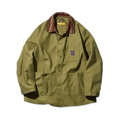 UNION x NEEDLES D.N. Coverall Jacket "Olive"