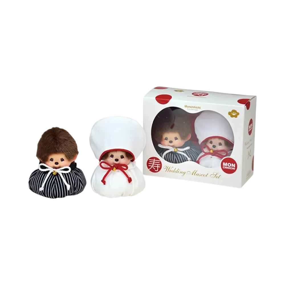 Sekiguchi Monchhichi Wedding Mascot Set (Japanese Style)